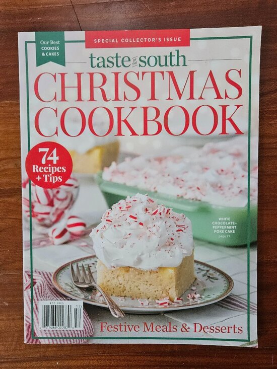 Other - NEW TASTE OF THE SOUTH CHRISTMAS COOKBOOK FESTIVE HOLIDAY RECIPES